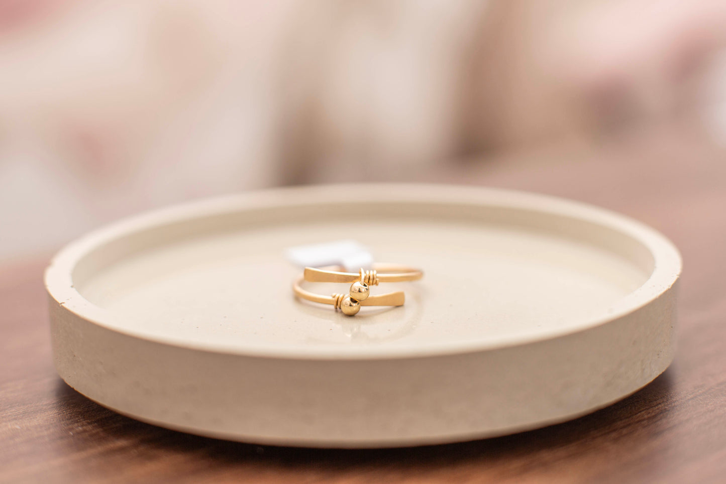BEAD RING | GOLD
