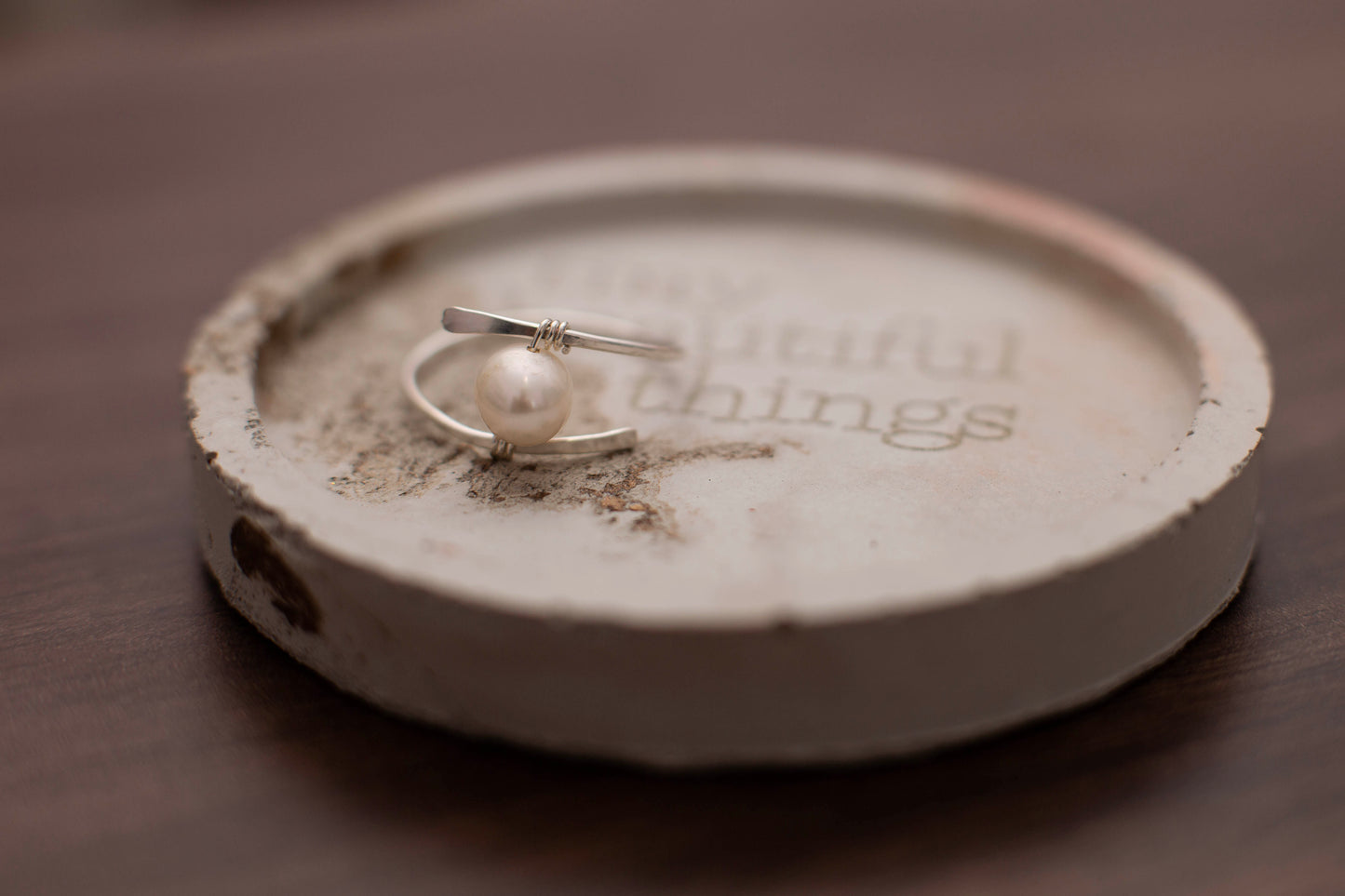 PEARL RING | SILVER