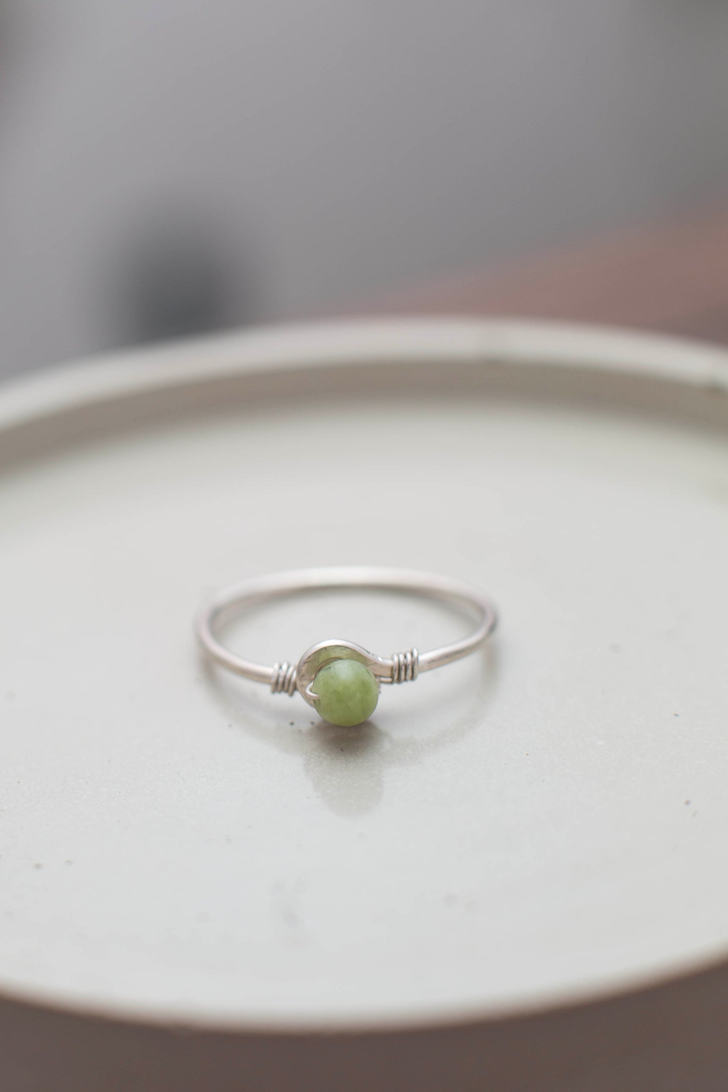 CANADIAN JADE RING | SILVER