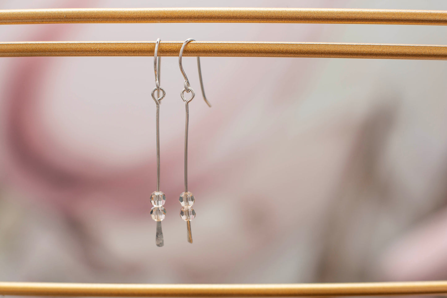 HONEY SWAROVSKY EARRING | SILVER