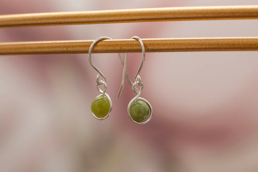 JADE EARRING | SILVER